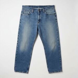 Wrangler Men's 34x30 Relaxed Fit Straight Leg Jeans | Classic Medium Wash Denim